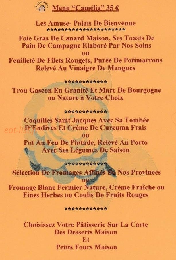 Le Relais Fleuri à Roanne - menu et photos