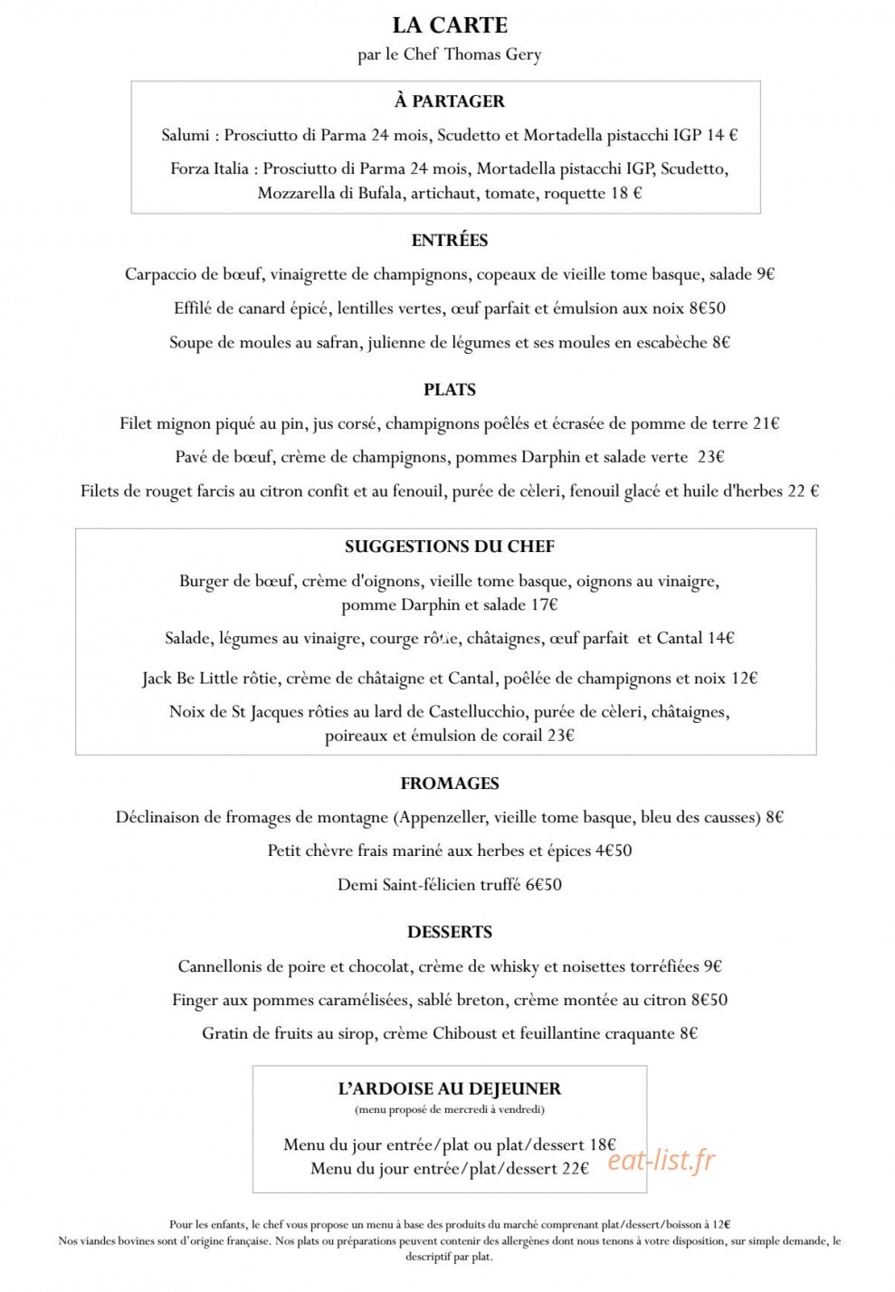 Maison Bouquet — carte page 1