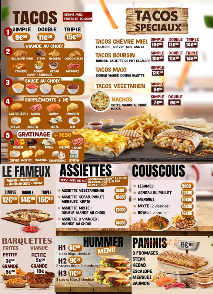 Pasta Villa — carte page 3
