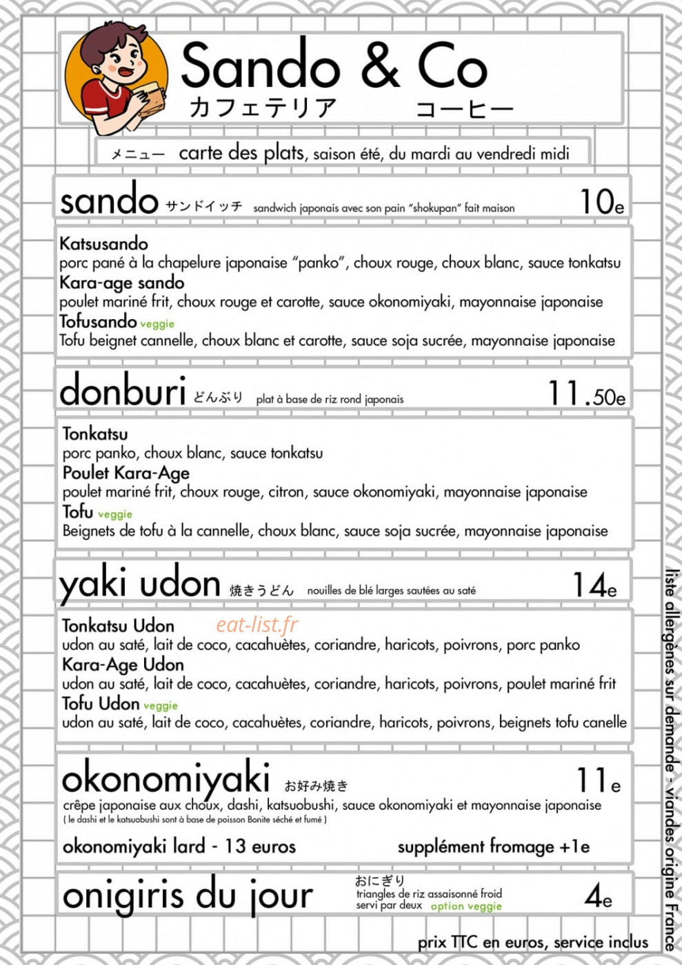 Sando & co — carte page 1