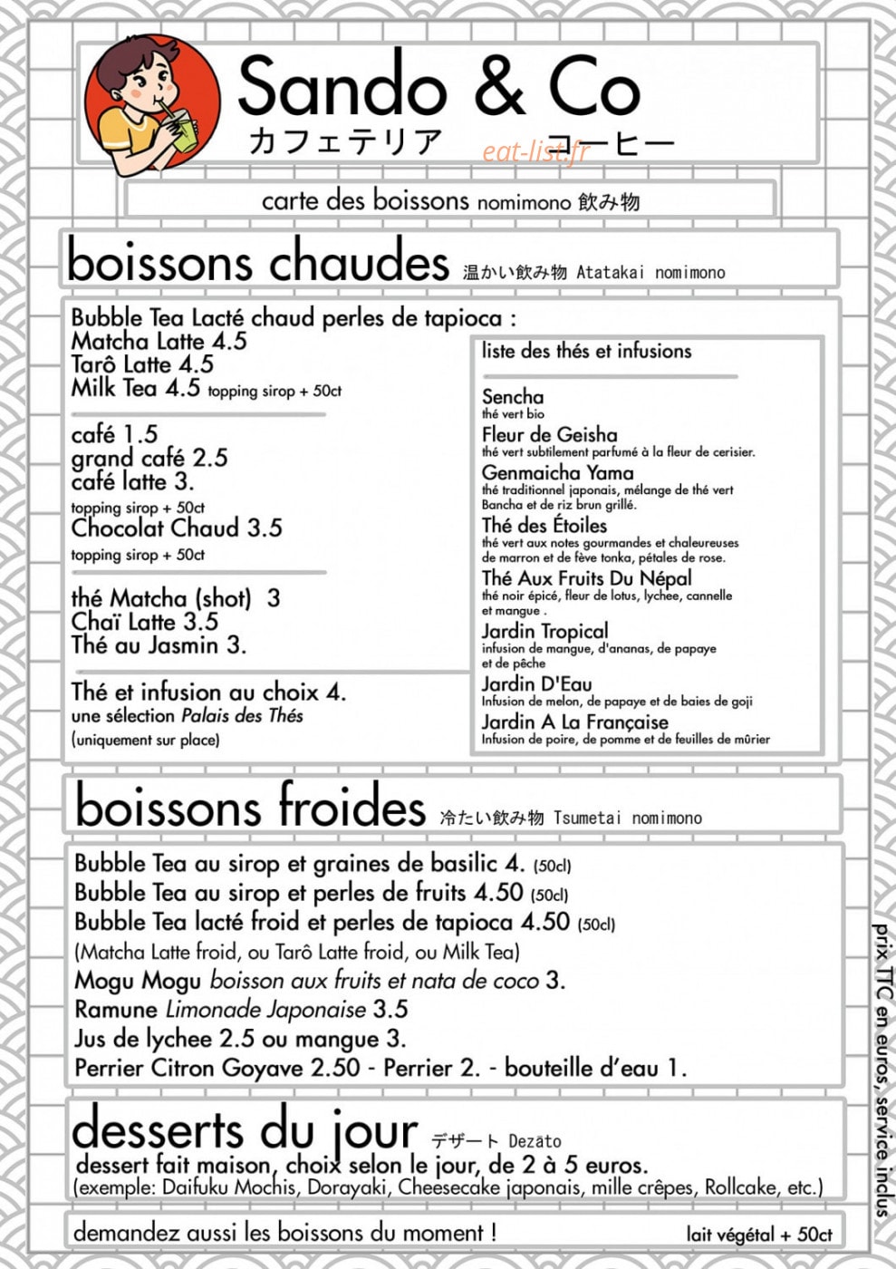 Sando & co — carte page 2