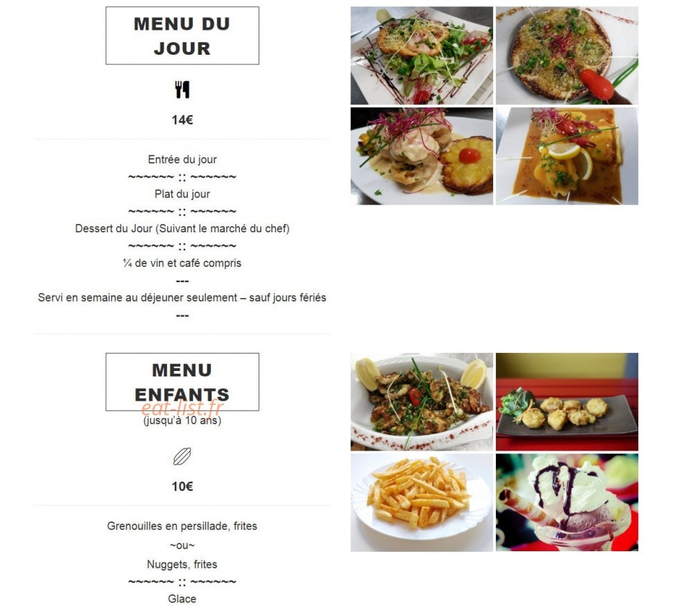 L'oberge du barrage — carte page 2