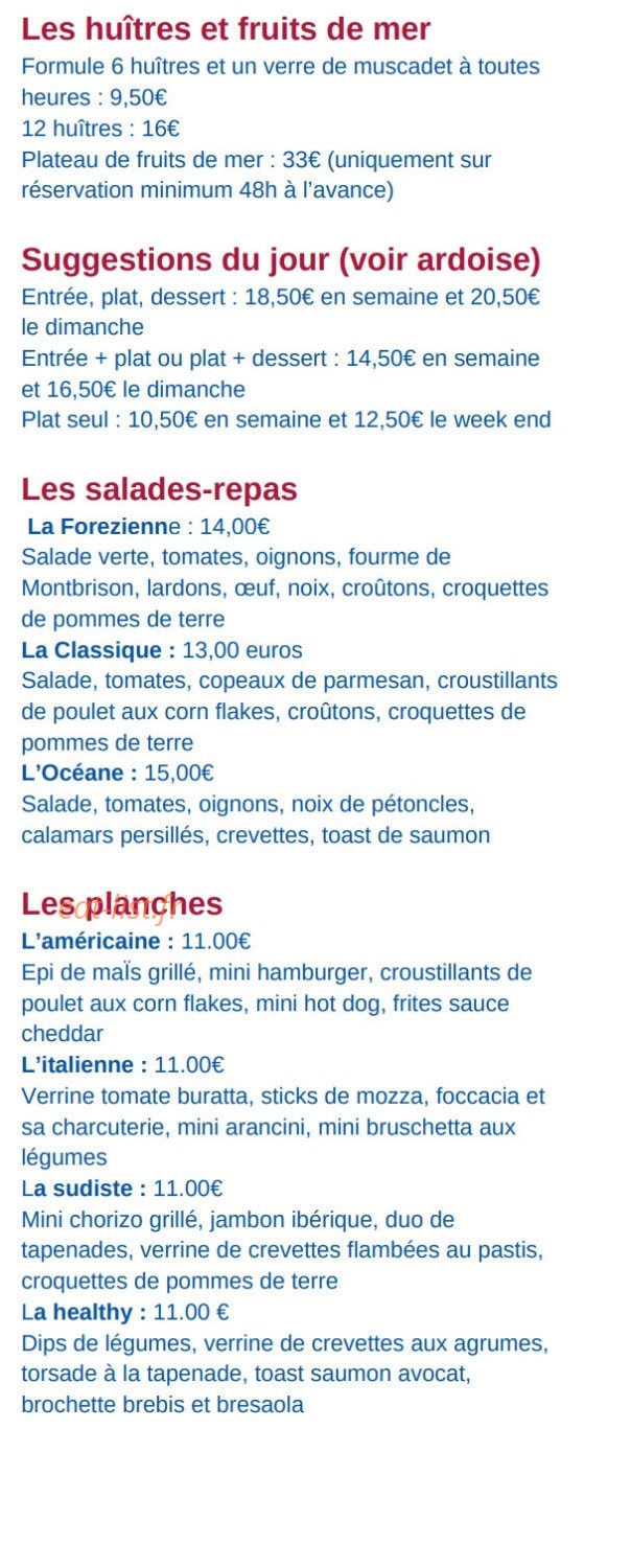Le Farn'iente — carte page 1