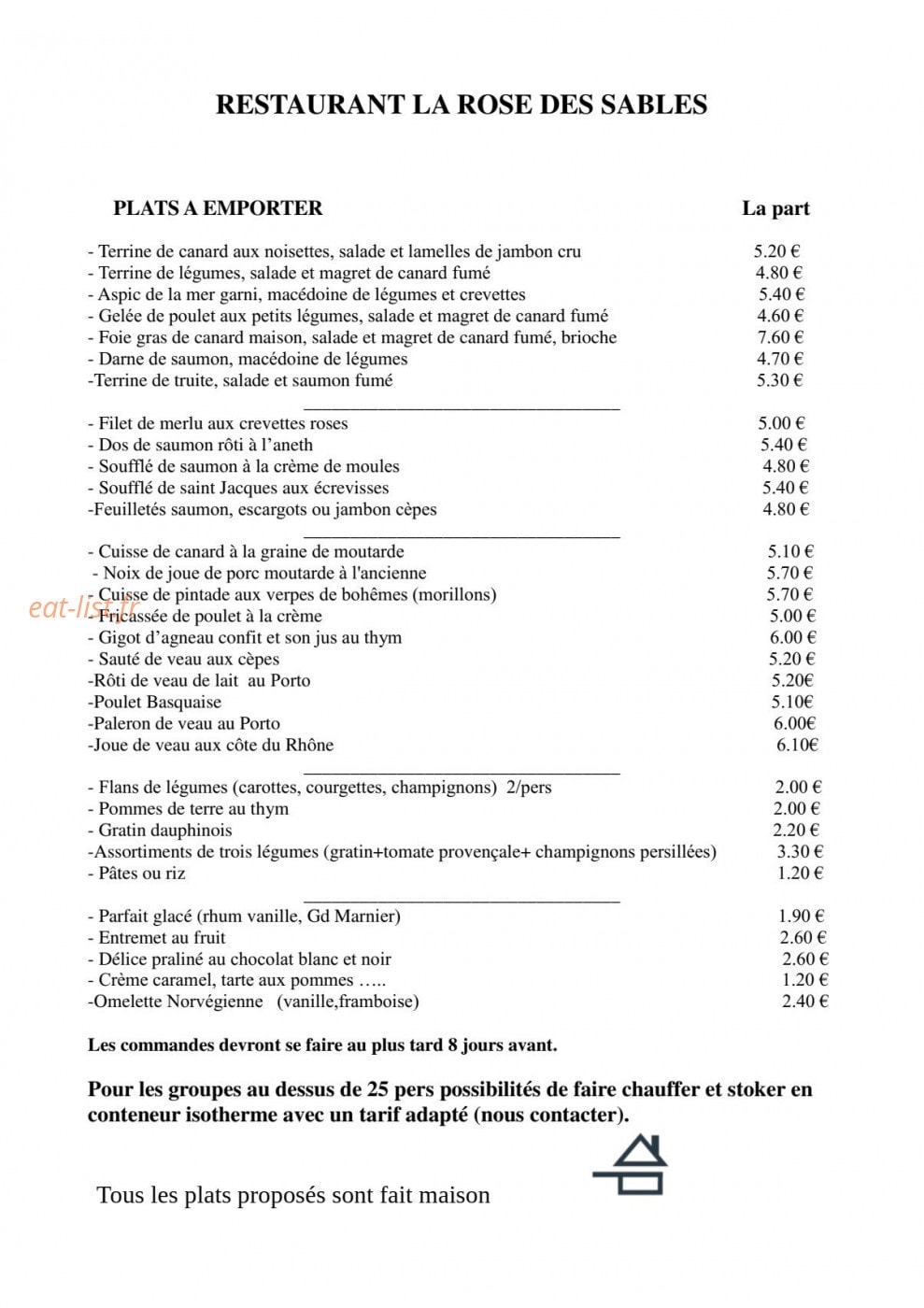 La rose des sables — carte page 1