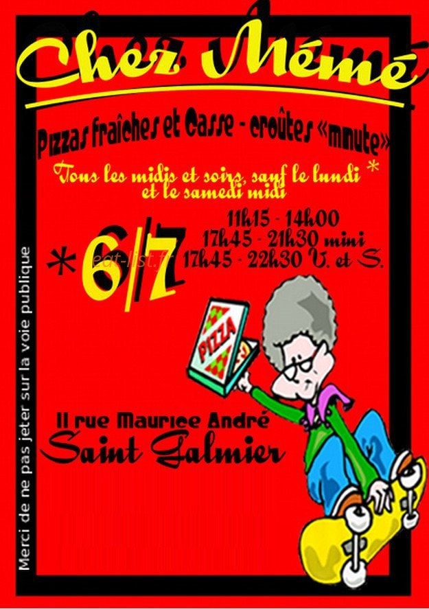 Chez Mémé — carte page 1
