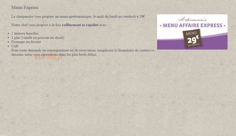 La Charpinière — carte page 5