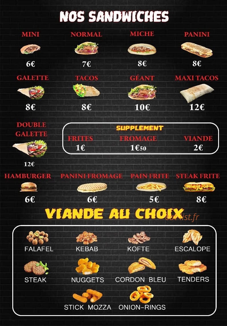 Le keb's — carte page 2