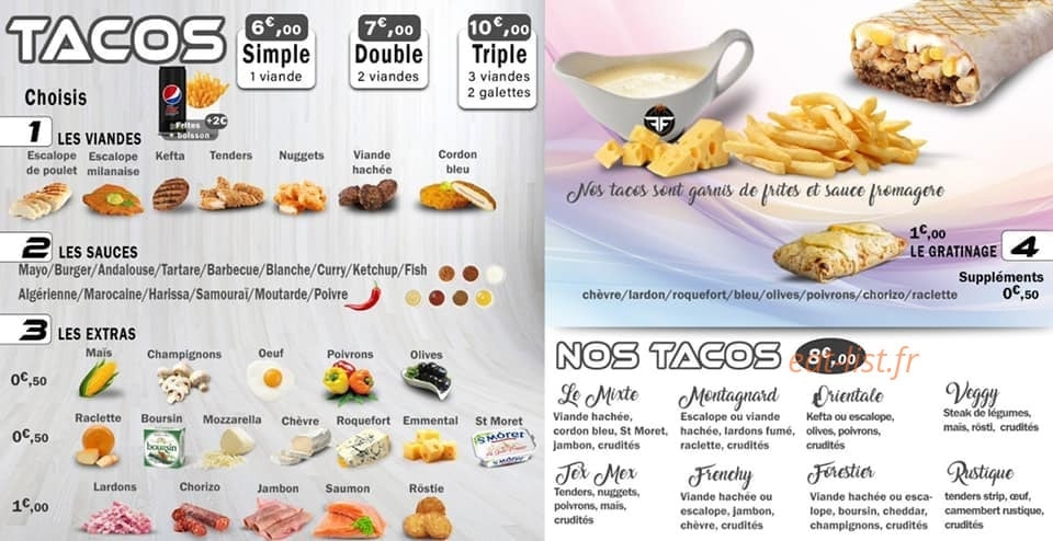 Food factory — carte page 3