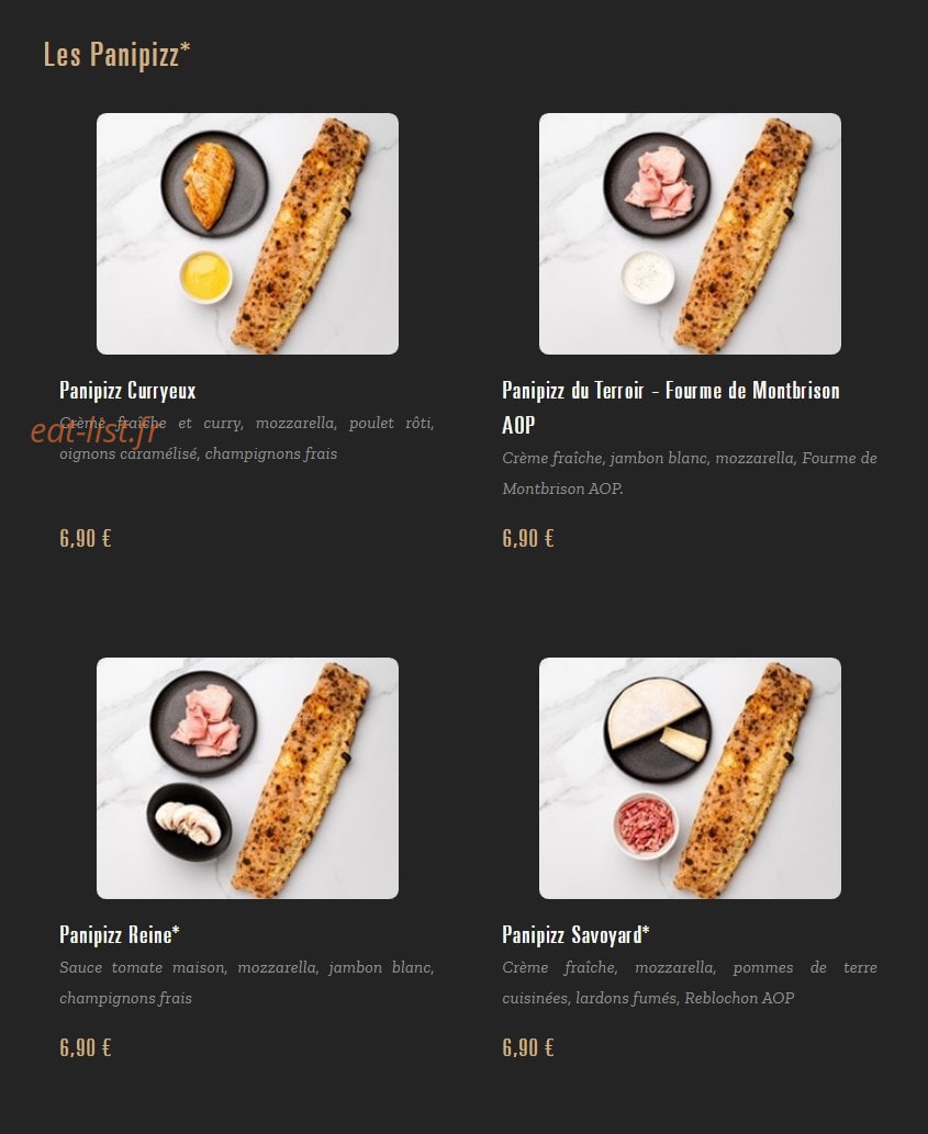 Pizza Cosy — carte page 4