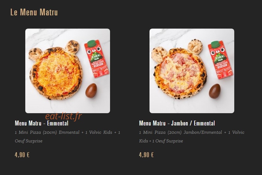 Pizza Cosy — carte page 11