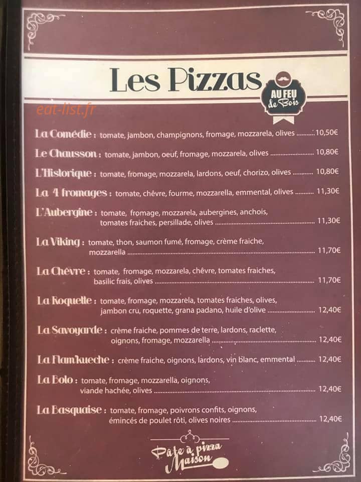 La bonne franquette — carte page 1