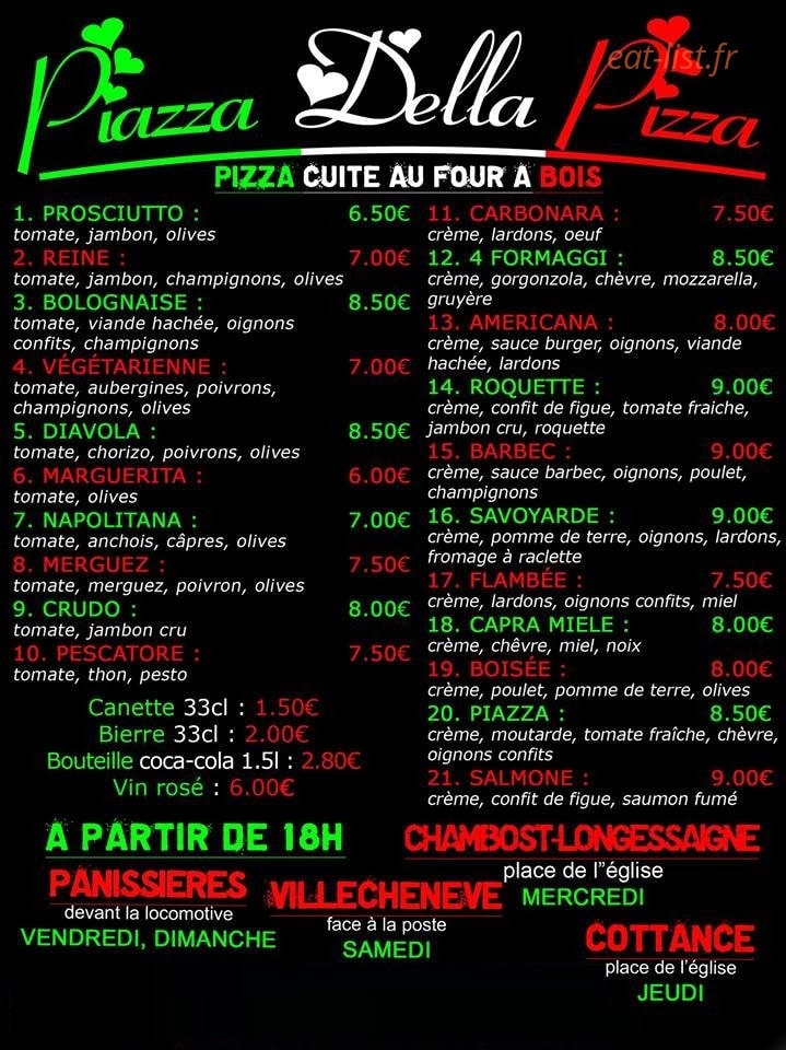 Piazza della pizza — carte page 1