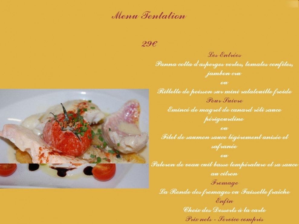 Le Lion d'Or — carte page 2
