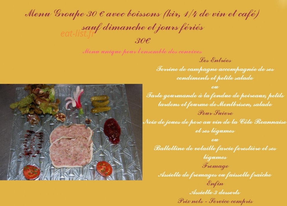 Le Lion d'Or — carte page 5