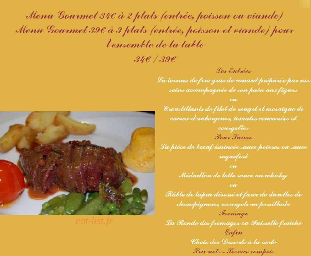Le Lion d'Or — carte page 3