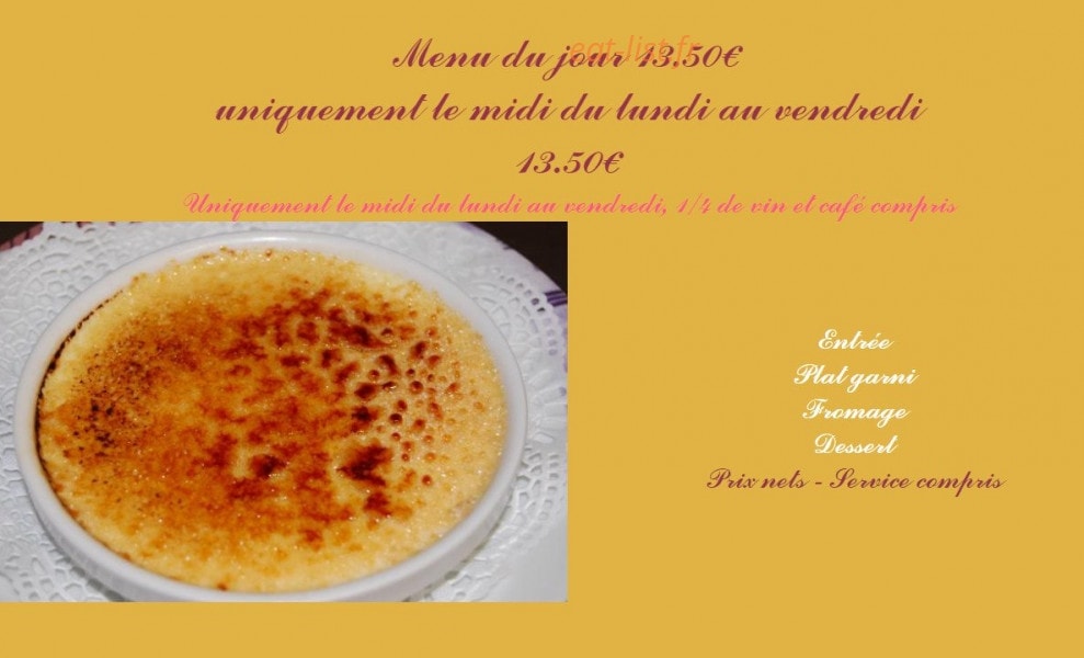Le Lion d'Or — carte page 1