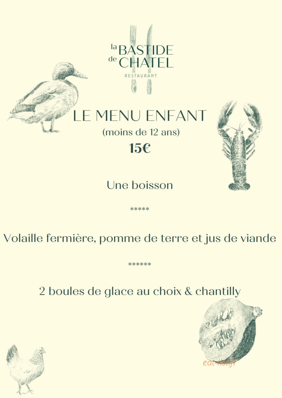 La Bastide de Chatel — carte page 3