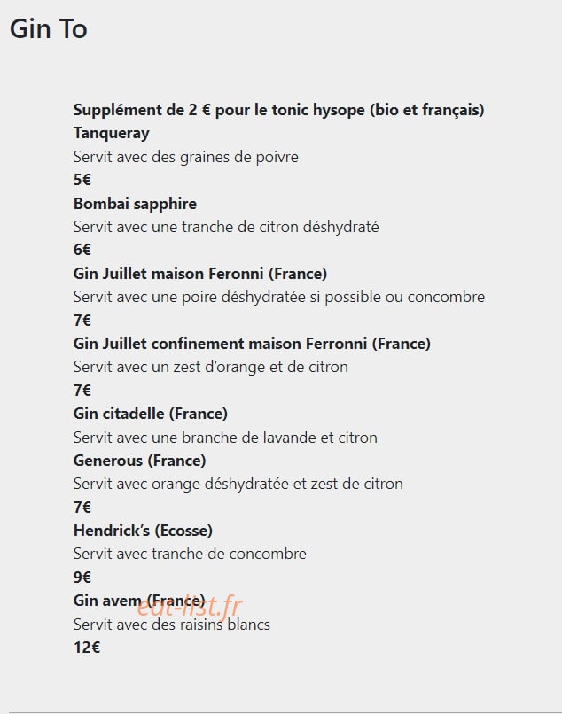 L'Original — carte page 6