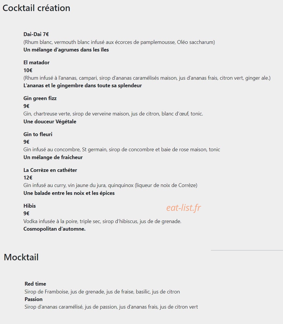 L'Original — carte page 5