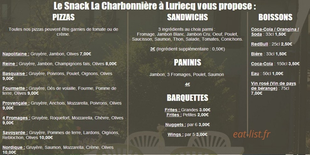 La Charbonnière — carte page 3
