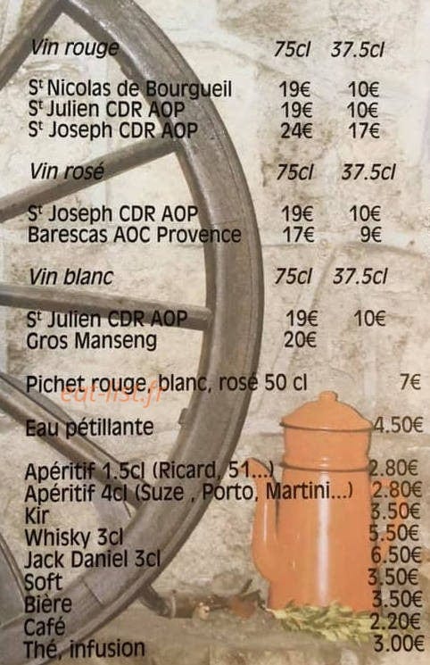 Auberge de la forge — carte page 3