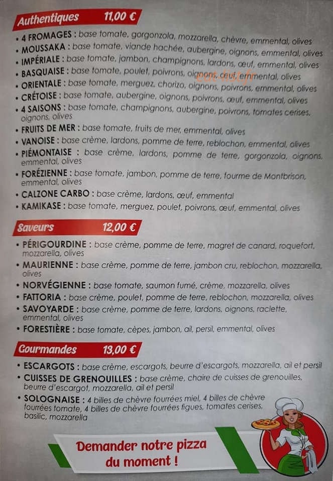 Pizza iella — carte page 3