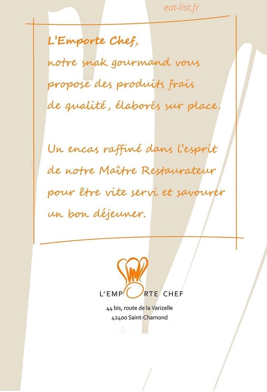 L' Emporte Chef — carte page 4