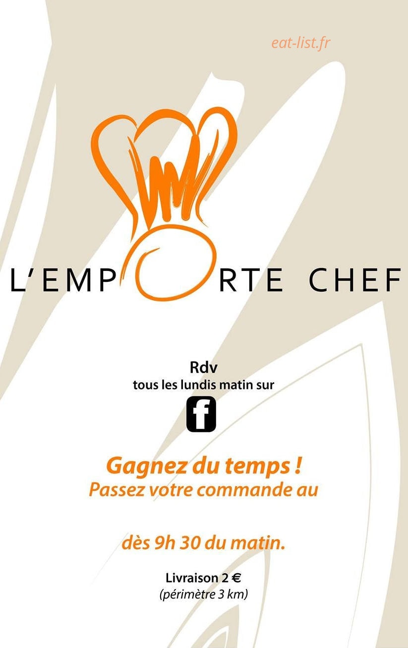 L' Emporte Chef — carte page 1