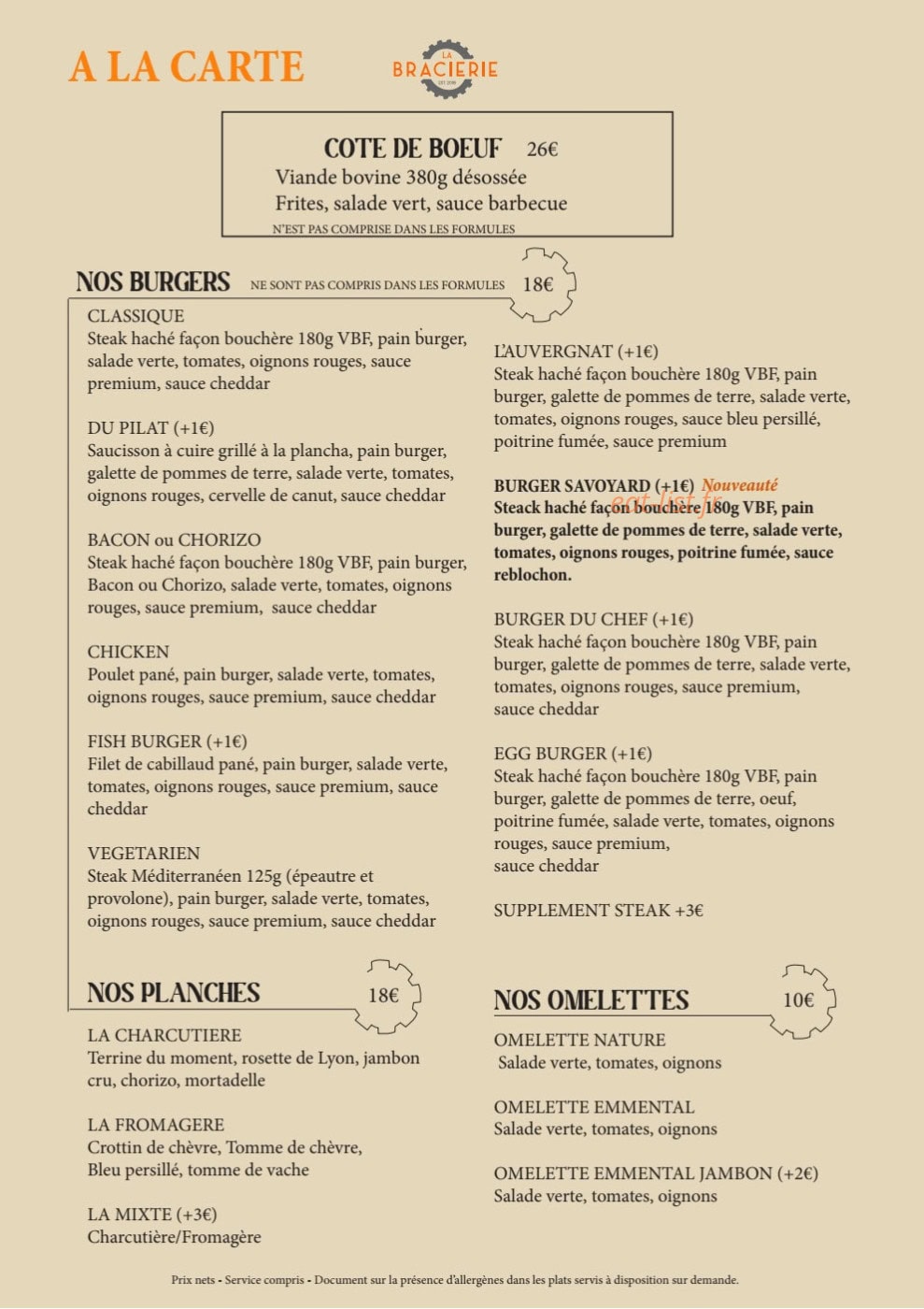 La Bracierie — carte page 7