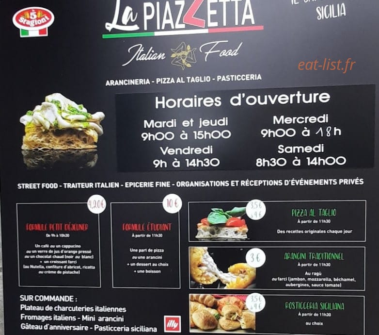 La piazzetta — carte page 1