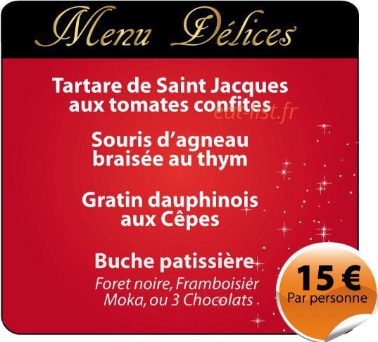 Le Gourmet Oriental — carte page 5