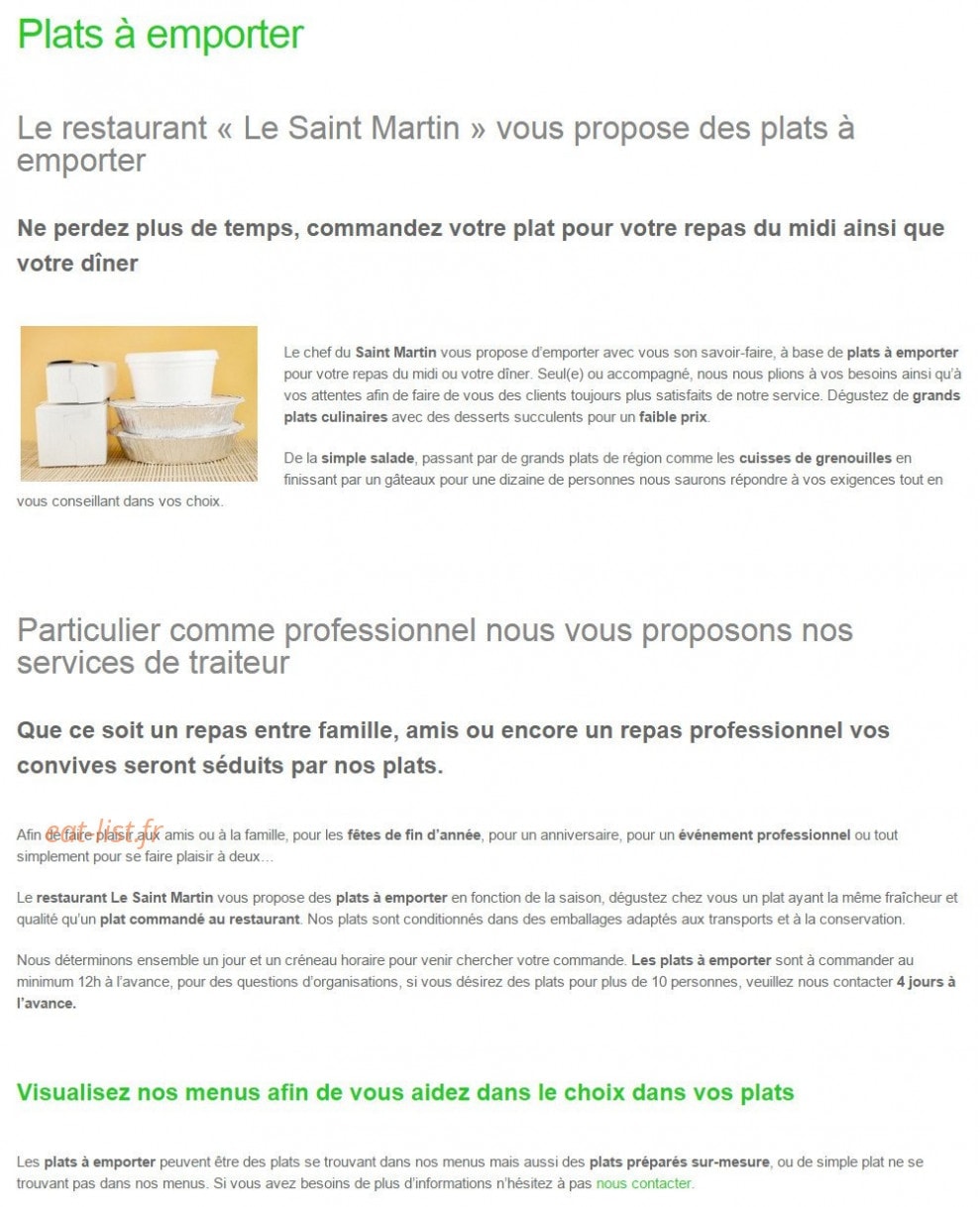 Le Saint Martin — carte page 5