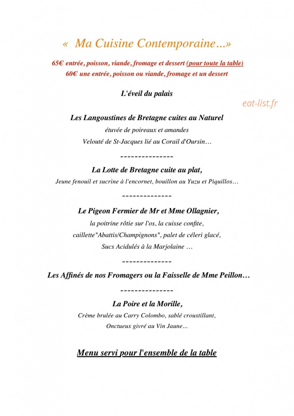 Les Ambassadeurs — carte page 1