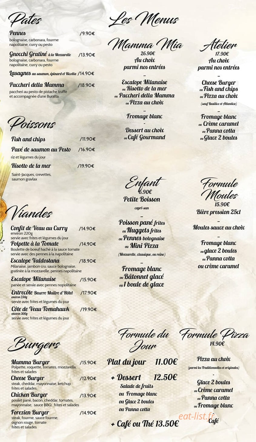 Mamma Mia — carte page 2