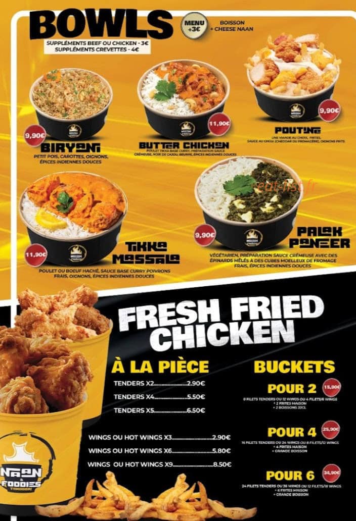Naan&Foodies Tandoori — carte page 2
