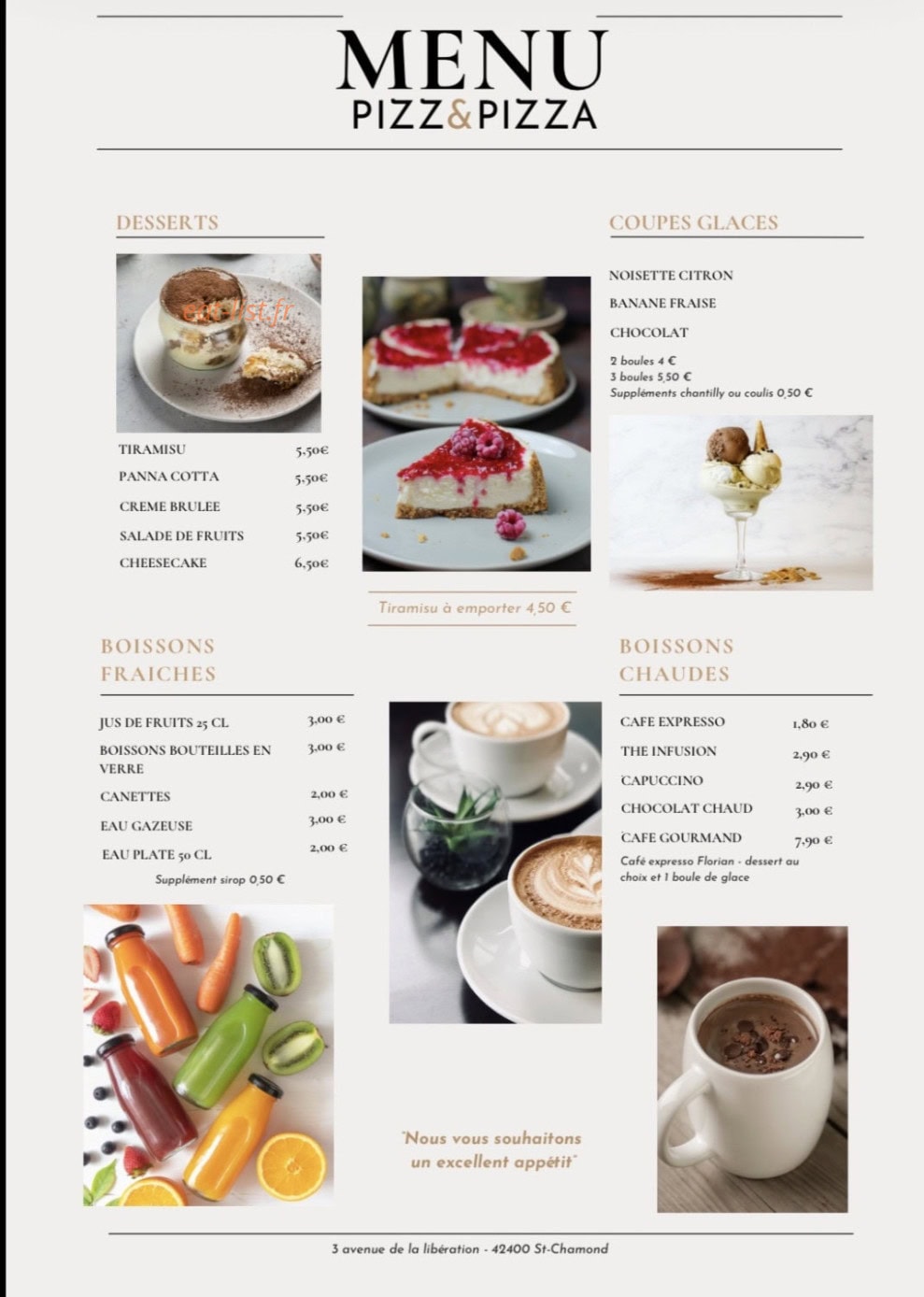 Pizz&pizza — carte page 5