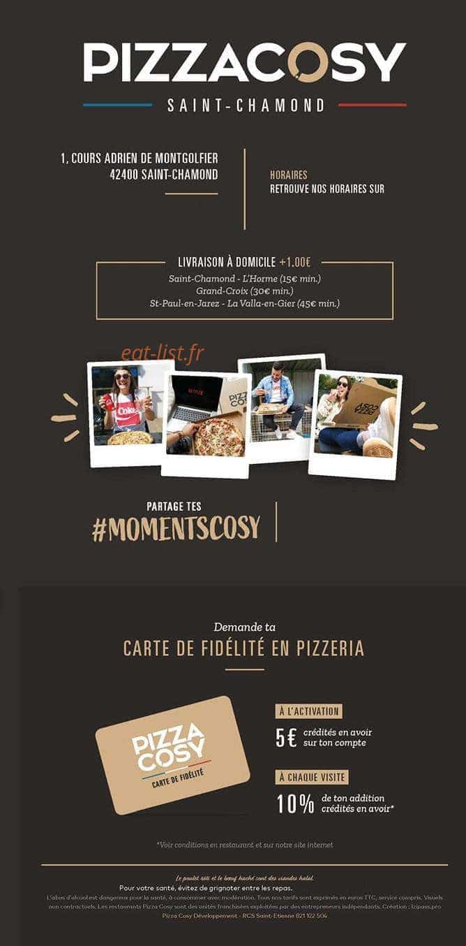 Pizza Cosy Saint-Chamond — carte page 6