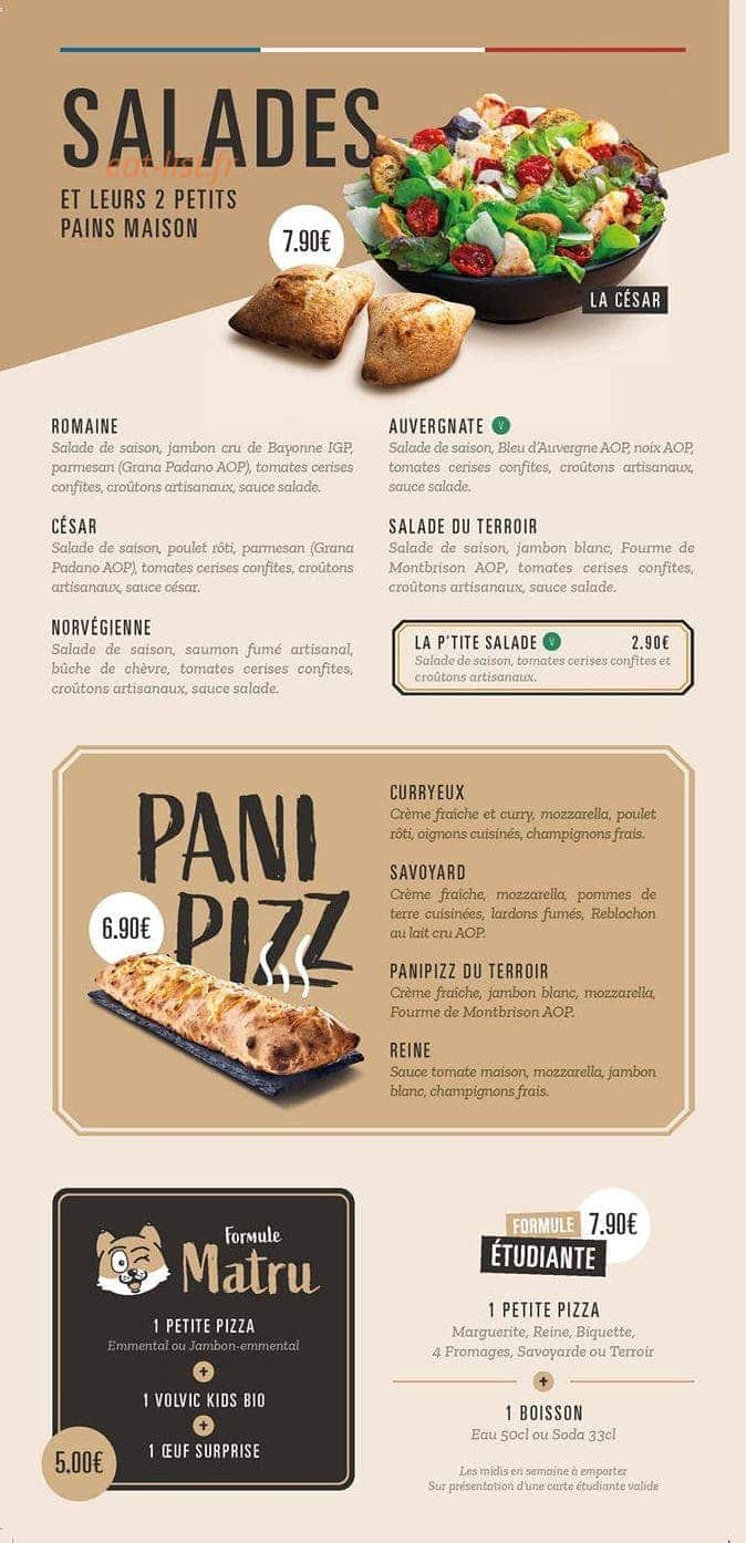 Pizza Cosy Saint-Chamond — carte page 2