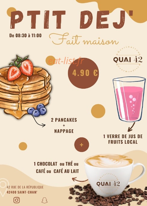 Quai 42 — carte page 1