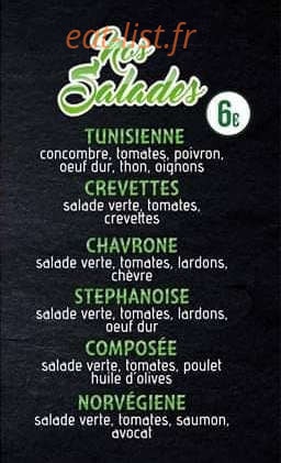 Restaurant L'orient — carte page 3