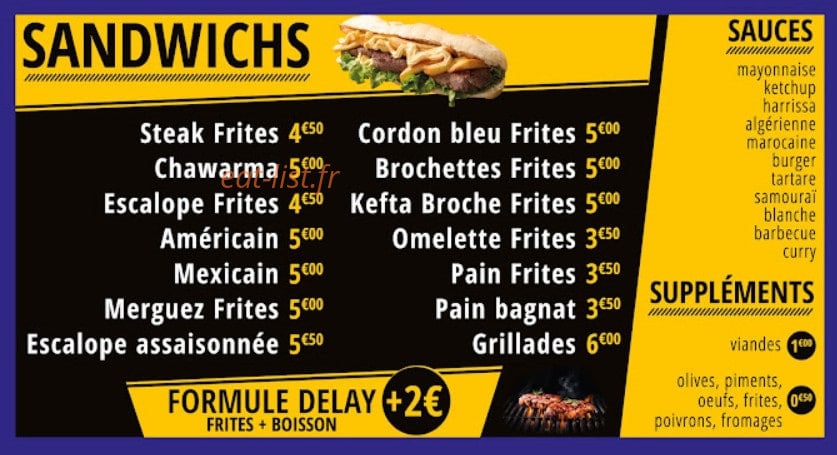 Snack delay — carte page 2