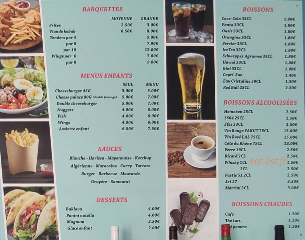 Kebab Pilat — carte page 2