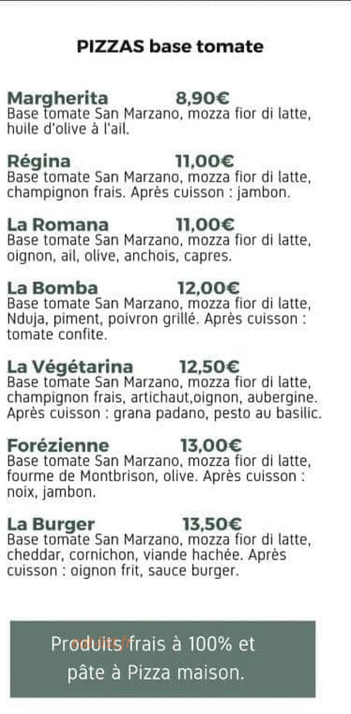 La Fontana — carte page 2