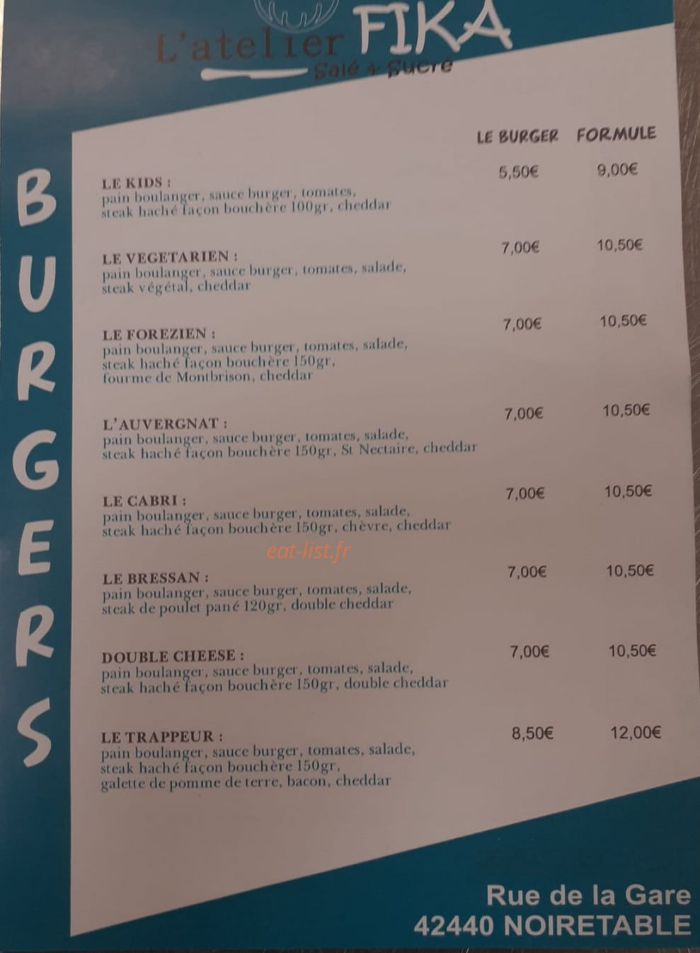 L'atelier Fika — carte page 1