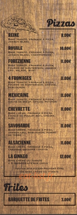 Le Ginkgo — carte page 2