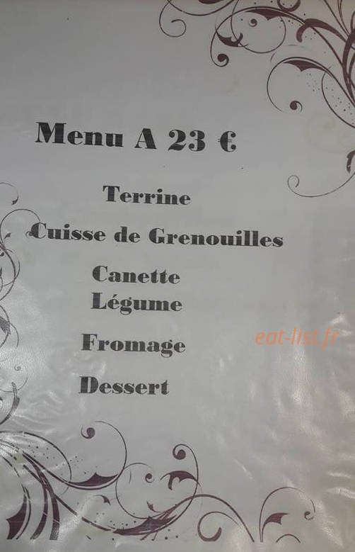 Auberge des Massards — carte page 7