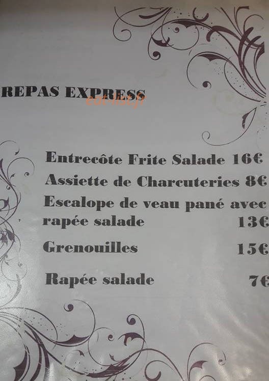 Auberge des Massards — carte page 4