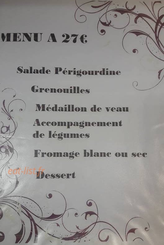 Auberge des Massards — carte page 8
