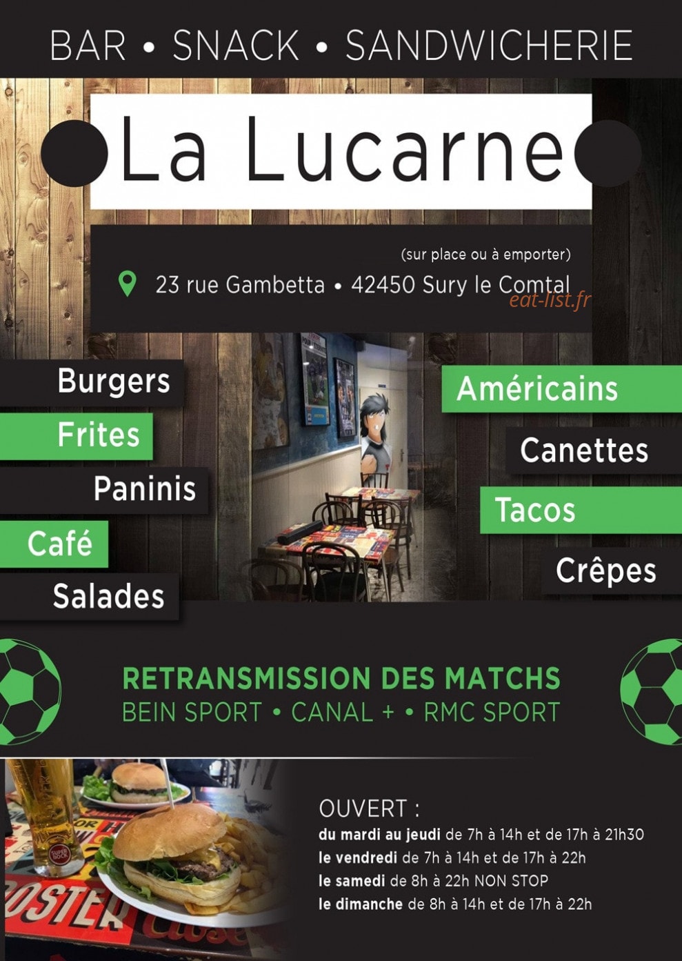 La Lucarne — carte page 1