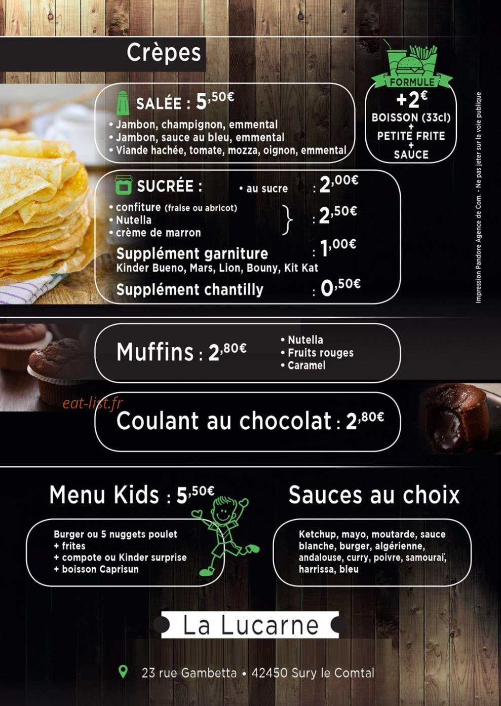 La Lucarne — carte page 4